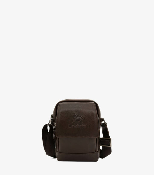 Bolsa Tiracolo Cavalinho Gentleman Castanho