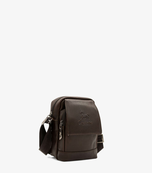 Bolsa Tiracolo Cavalinho Gentleman Castanho