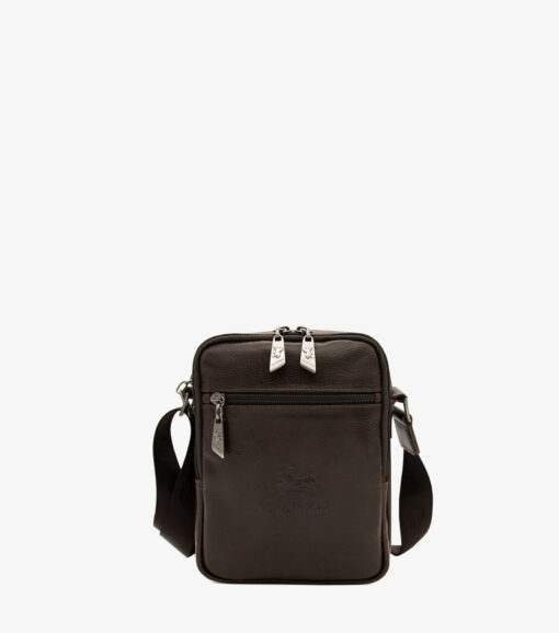 Bolsa Tiracolo Cavalinho Gentleman Castanho