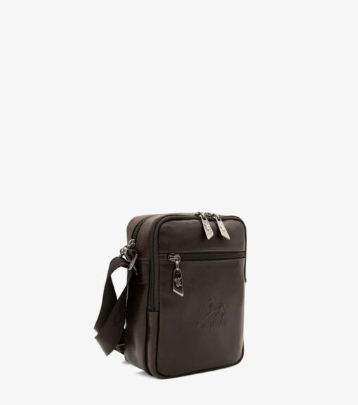 Bolsa Tiracolo Cavalinho Gentleman Castanho