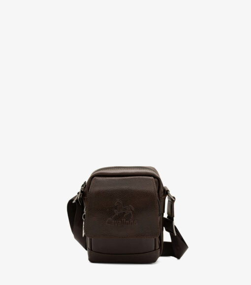 Bolsa Tiracolo Cavalinho Gentleman Castanho