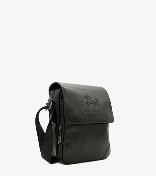 Bolsa Tiracolo Cavalinho Gentleman Preto