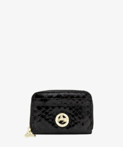 Porta Cartões Cavalinho Galope Preto