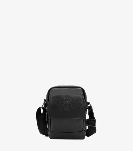 Bolsa Tiracolo Cavalinho Gentleman Preto