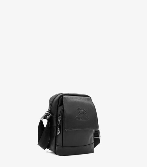 Bolsa Tiracolo Cavalinho Gentleman Preto