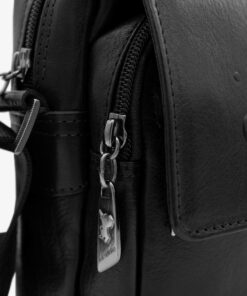 Bolsa Tiracolo Cavalinho Gentleman Preto