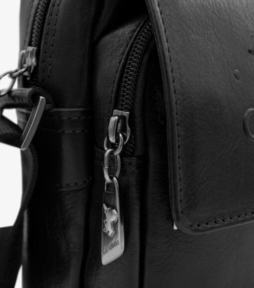 Bolsa Tiracolo Cavalinho Gentleman Preto