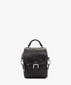 Bolsa Tiracolo Cavalinho Gentleman Preto