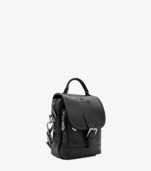 Bolsa Tiracolo Cavalinho Gentleman Preto