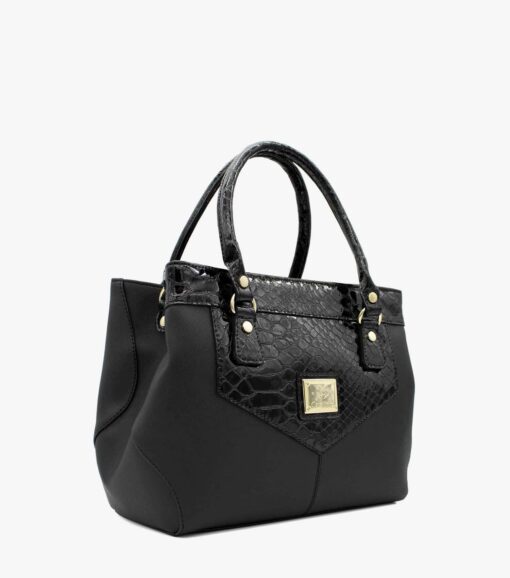 Bolsa Mão Cavalinho Cherry Blossom Preto - Image 2