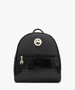 Mochila Cavalinho Cherry Blossom Preto