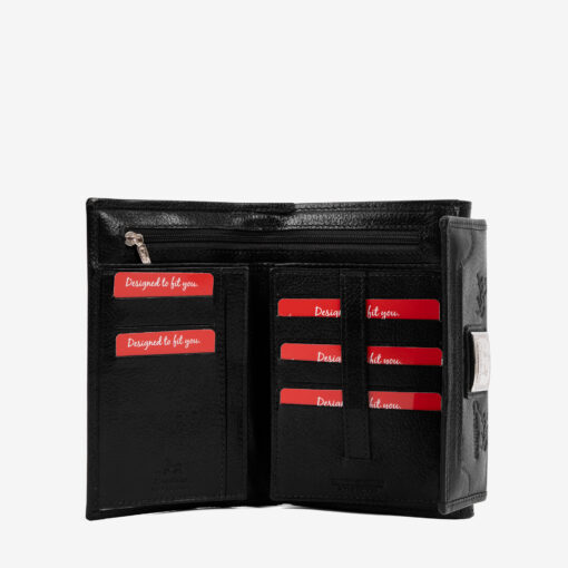 Carteira Cavalinho Cavalo Lusitano Preto