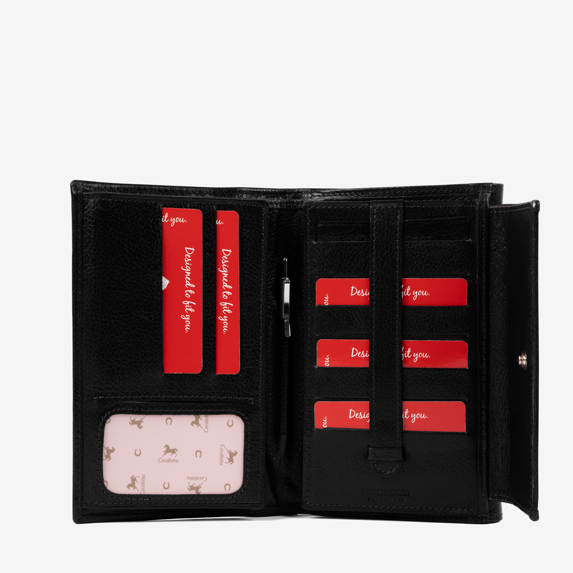 Carteira Cavalinho Cavalo Lusitano Preto