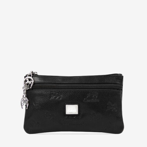 Bolsa Cosméticos Cavalinho Cavalo Lusitano Preto