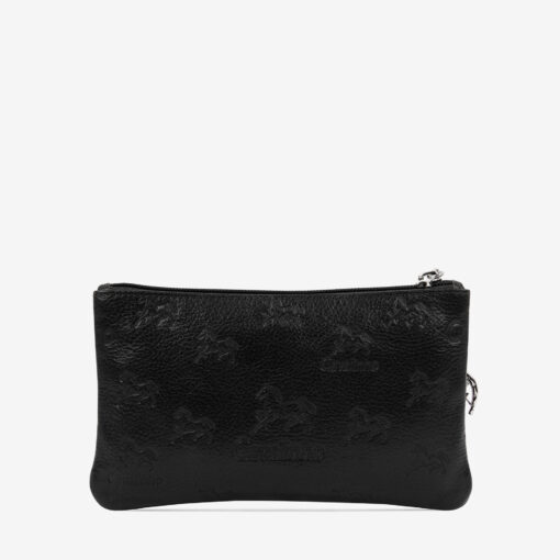 Bolsa Cosméticos Cavalinho Cavalo Lusitano Preto