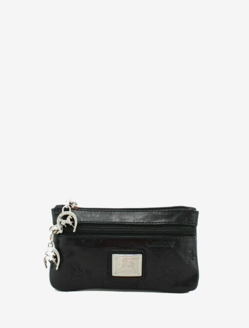 Bolsa Cosméticos Cavalinho Cavalo Lusitano Preto