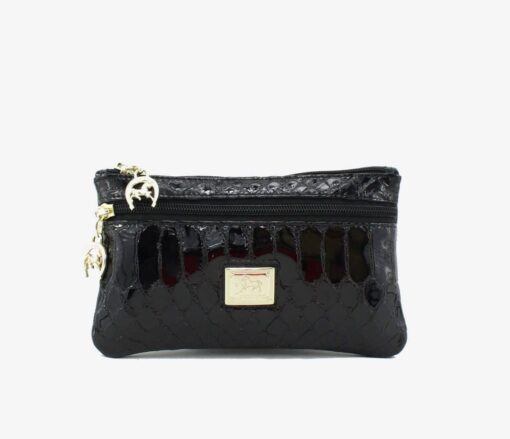 Bolsa Cosméticos Cavalinho Galope Preto