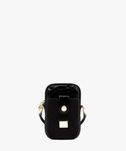 Bolsa Tiracolo Cavalinho Cherry Blossom Preto