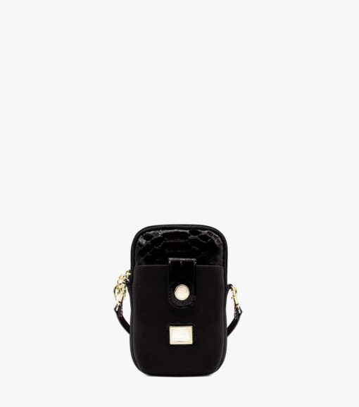 Bolsa Tiracolo Cavalinho Cherry Blossom Preto