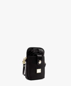 Bolsa Tiracolo Cavalinho Cherry Blossom Preto