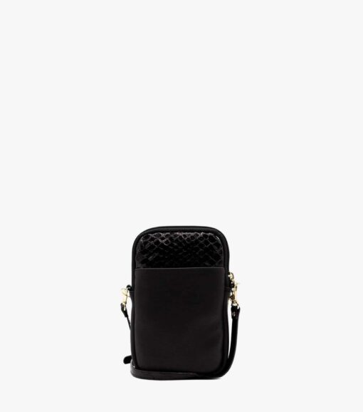 Bolsa Tiracolo Cavalinho Cherry Blossom Preto