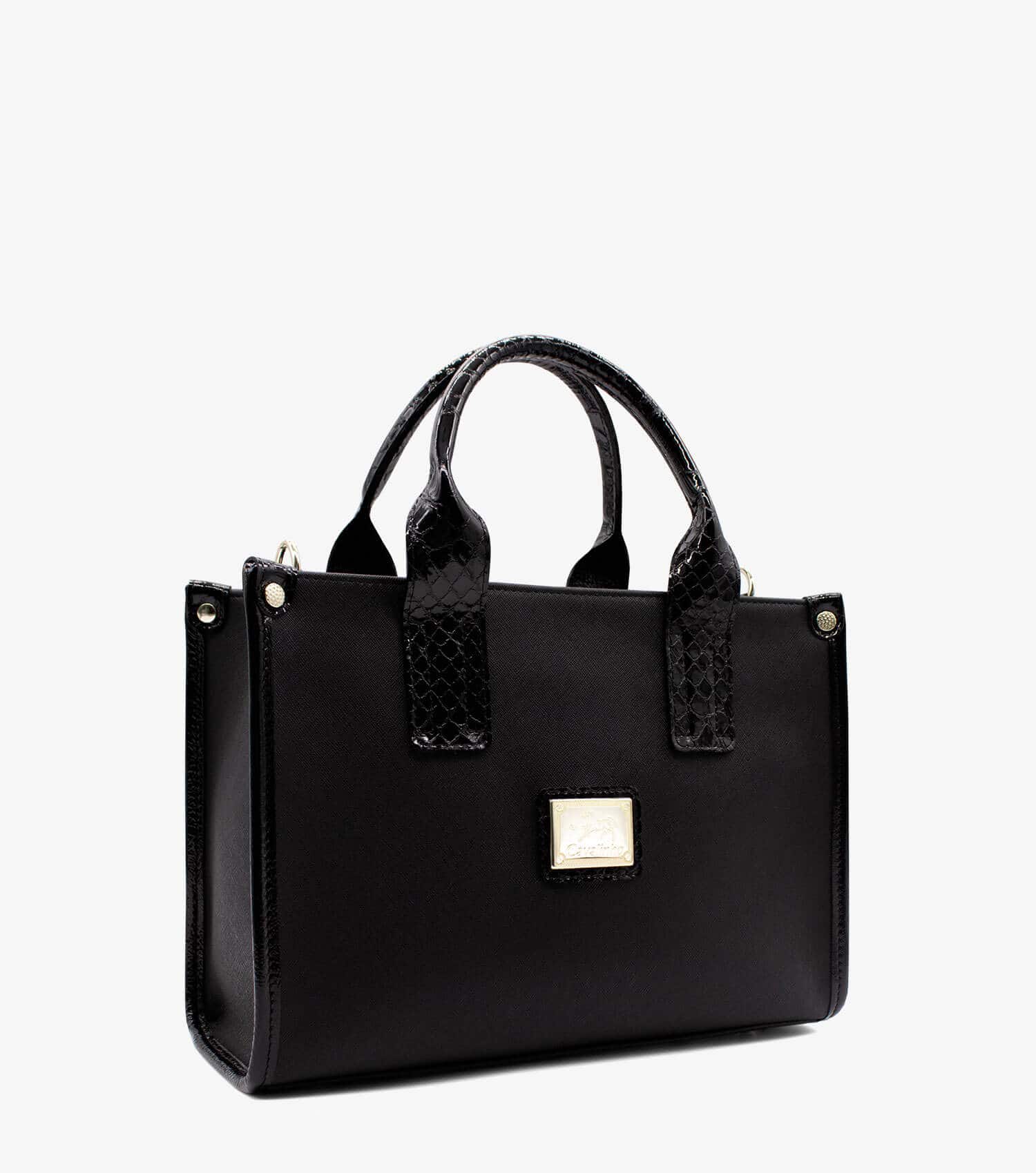 Mala Mão Cavalinho Cherry Blossom Preto - Image 2