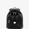 Mochila Cavalinho Cherry Blossom Preto