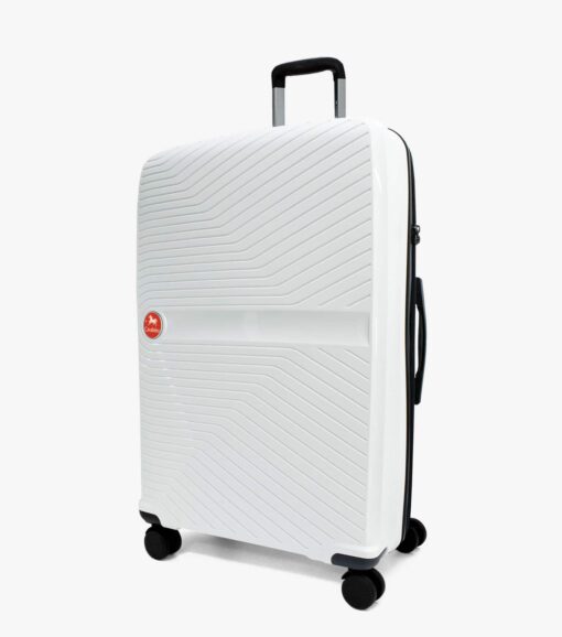 Trolley Cavalinho Grande Colorful Branco Lado