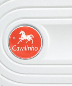 Trolley Cavalinho Grande Colorful Branco Logotipo