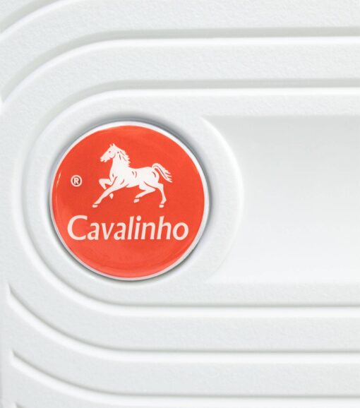Trolley Cavalinho Grande Colorful Branco Logotipo
