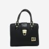 Bolsa Mão Cavalinho Cherry Blossom Preto