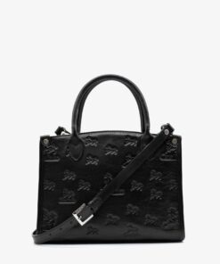 Bolsa Mão Cavalinho Cavalo Lusitano Preto