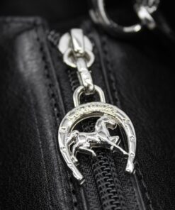 Bolsa Mão Cavalinho Cavalo Lusitano Preto