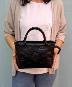 Mini Bolsa Cavalinho Cavalo Lusitano Preto