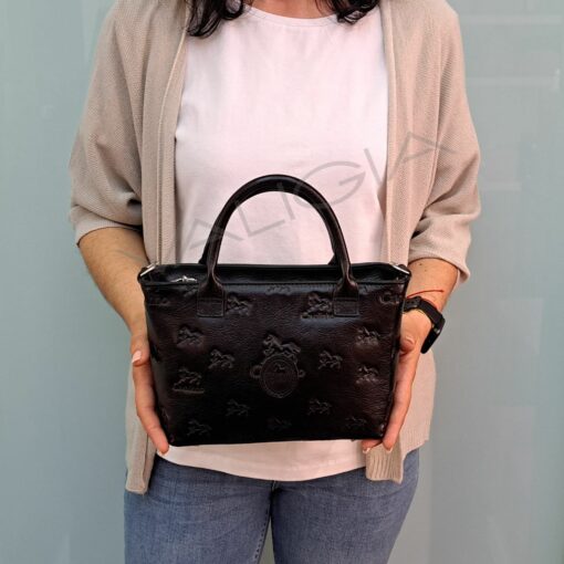 Mini Bolsa Cavalinho Cavalo Lusitano Preto