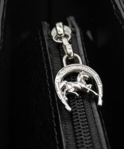 Bolsa Ombro Cavalinho Cavalo Lusitano Preto