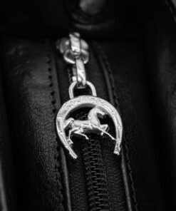 Mini Bolsa Cavalinho Cavalo Lusitano Preto