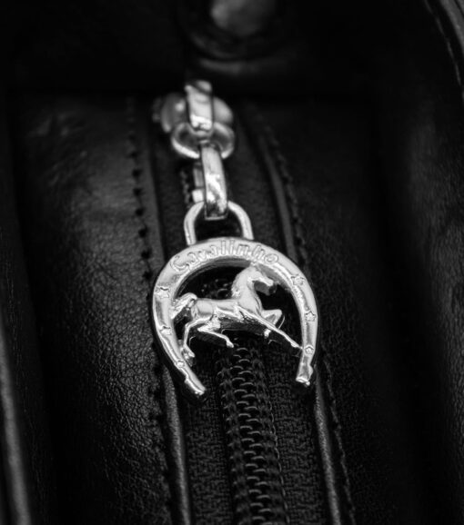Mini Bolsa Cavalinho Cavalo Lusitano Preto
