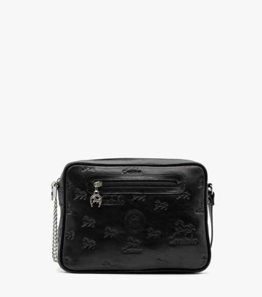 Bolsa Tiracolo Cavalinho Cavalo Lusitano Preto