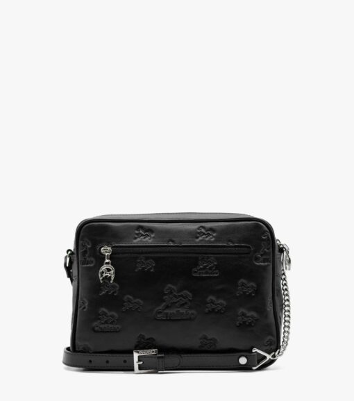Bolsa Tiracolo Cavalinho Cavalo Lusitano Preto