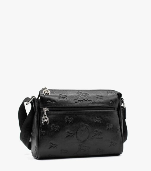 Bolsa Tiracolo Cavalinho Cavalo Lusitano Preto
