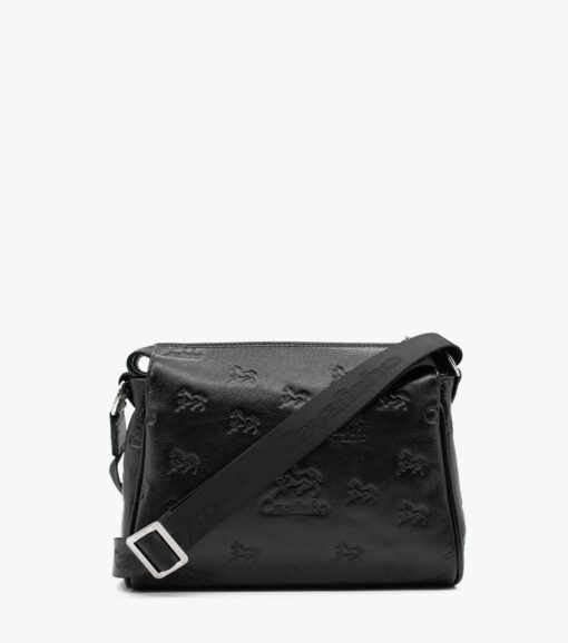 Bolsa Tiracolo Cavalinho Cavalo Lusitano Preto