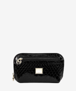 Bolsa Cosméticos Cavalinho Galope Preto
