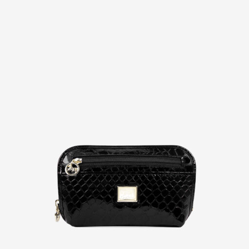 Bolsa Cosméticos Cavalinho Galope Preto