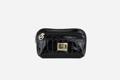 Bolsa Cosméticos Cavalinho Galope Preto