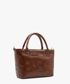 Mini Bolsa Mão Cavalinho Cavalo Lusitano Camel