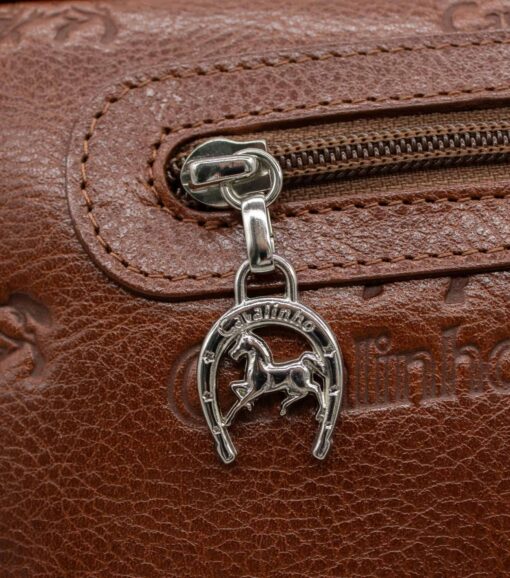 Bolsa Tiracolo Cavalinho Cavalo Lusitano Camel