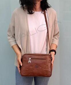 Bolsa Tiracolo Cavalinho Cavalo Lusitano Camel