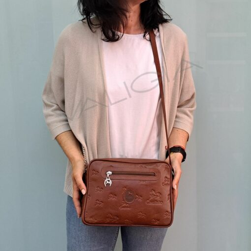 Bolsa Tiracolo Cavalinho Cavalo Lusitano Camel