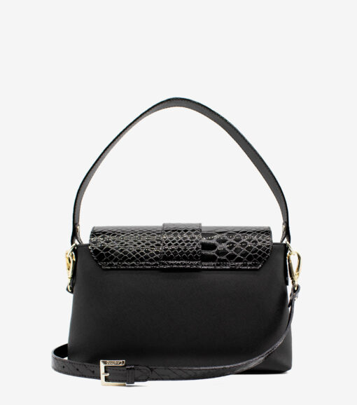 Bolsa Mão Cavalinho Cherry Blossom Preto